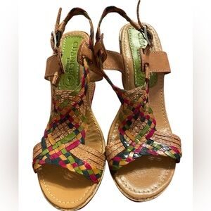 Mexican Huarache Wedge Sandals